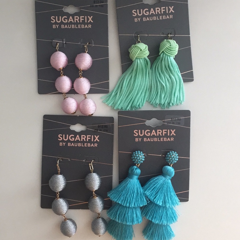 Lot of 4 Sugarfix earrings